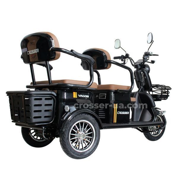Купить Электроскутер трехколесный Crosser TR4 VAGON 800W 20AH Оригинальный Crosser