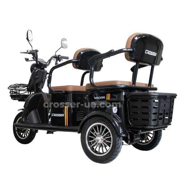 Купить Электроскутер трехколесный Crosser TR4 VAGON 800W 20AH Оригинальный Crosser